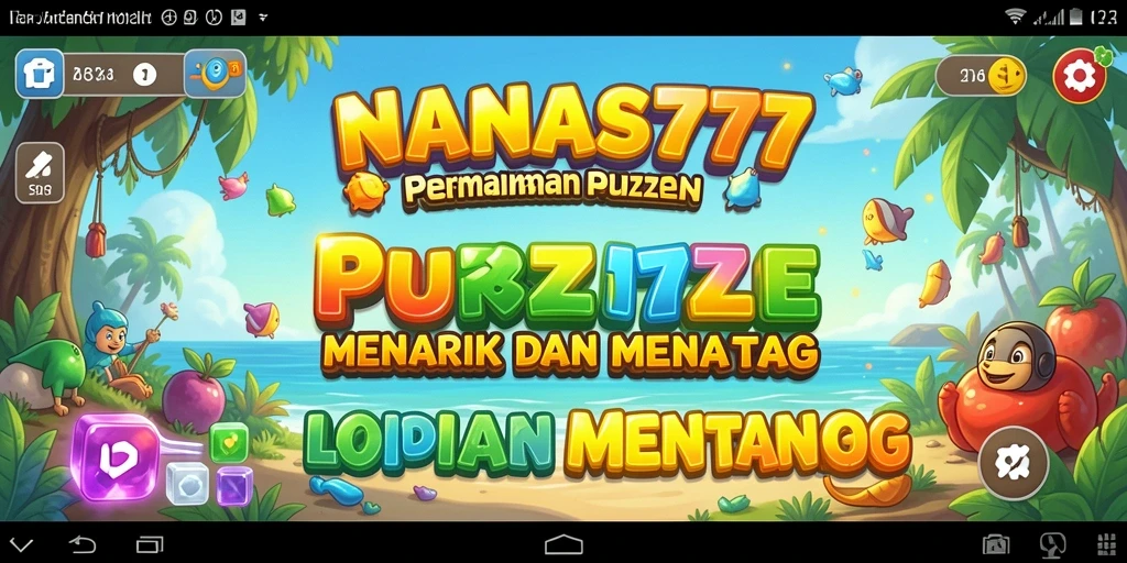 Tampilan gameplay NANAS777 yang menawan saat menyelesaikan puzzle.