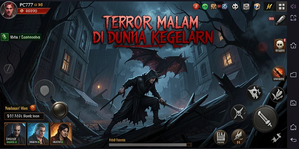 Gameplay menegangkan di dunia kegelapan PC777.