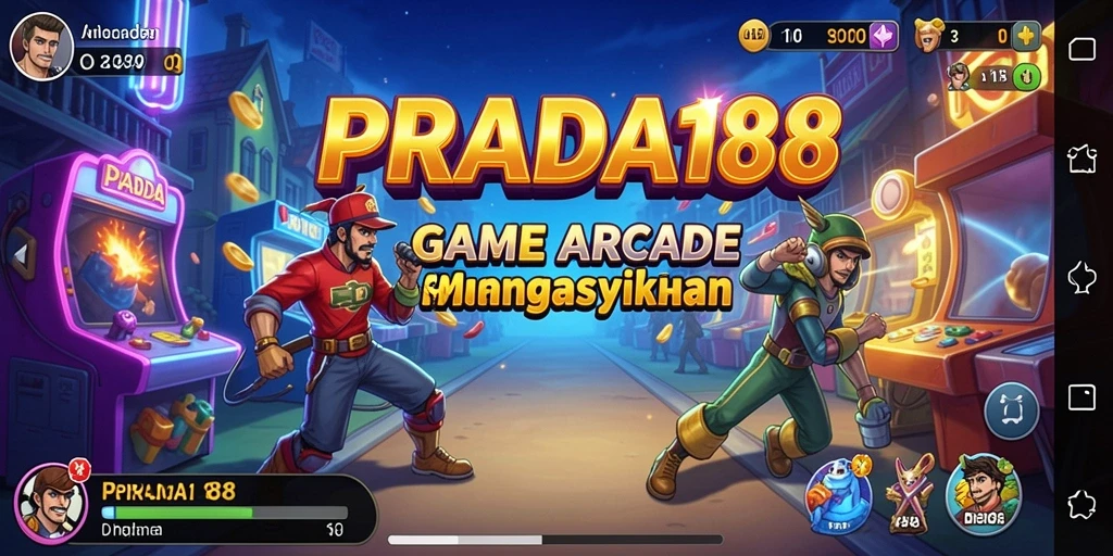 Tampilan screenshot utama PRADA188 menampilkan gameplay Arcade yang mengasyikkan.
