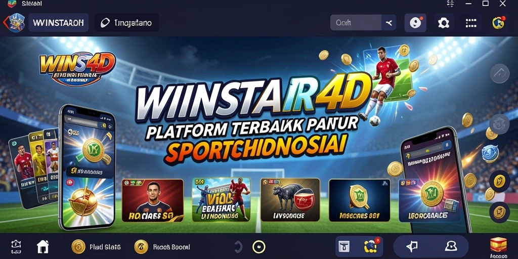 Tampilan gameplay WINSTAR4D yang mengasyikkan saat taruhan olahraga.