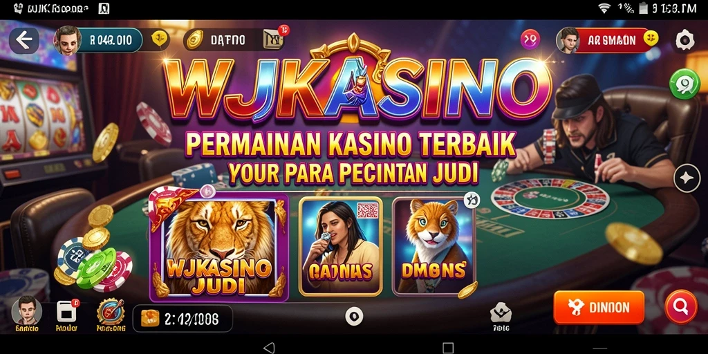 Tampilan gameplay WJKASINO yang menarik dan mengasyikkan.
